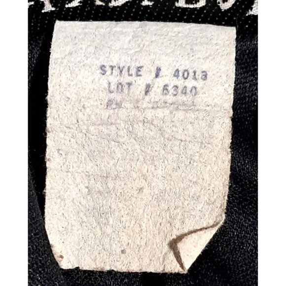 90s Alyn Paige Dress Black Floral Sleeveless Maxi Made In USA - Picture 4 of 11